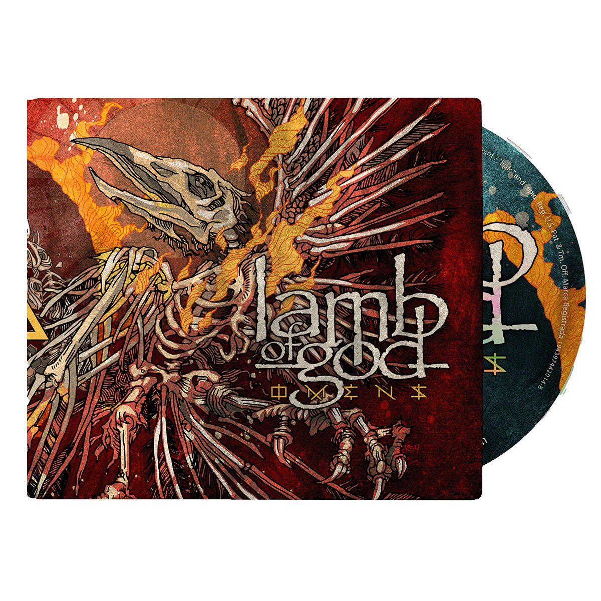 Omens - CD Softpak Alt Cover + Autographed Insert (D2C Exclusive Autog –  Lamb Of God