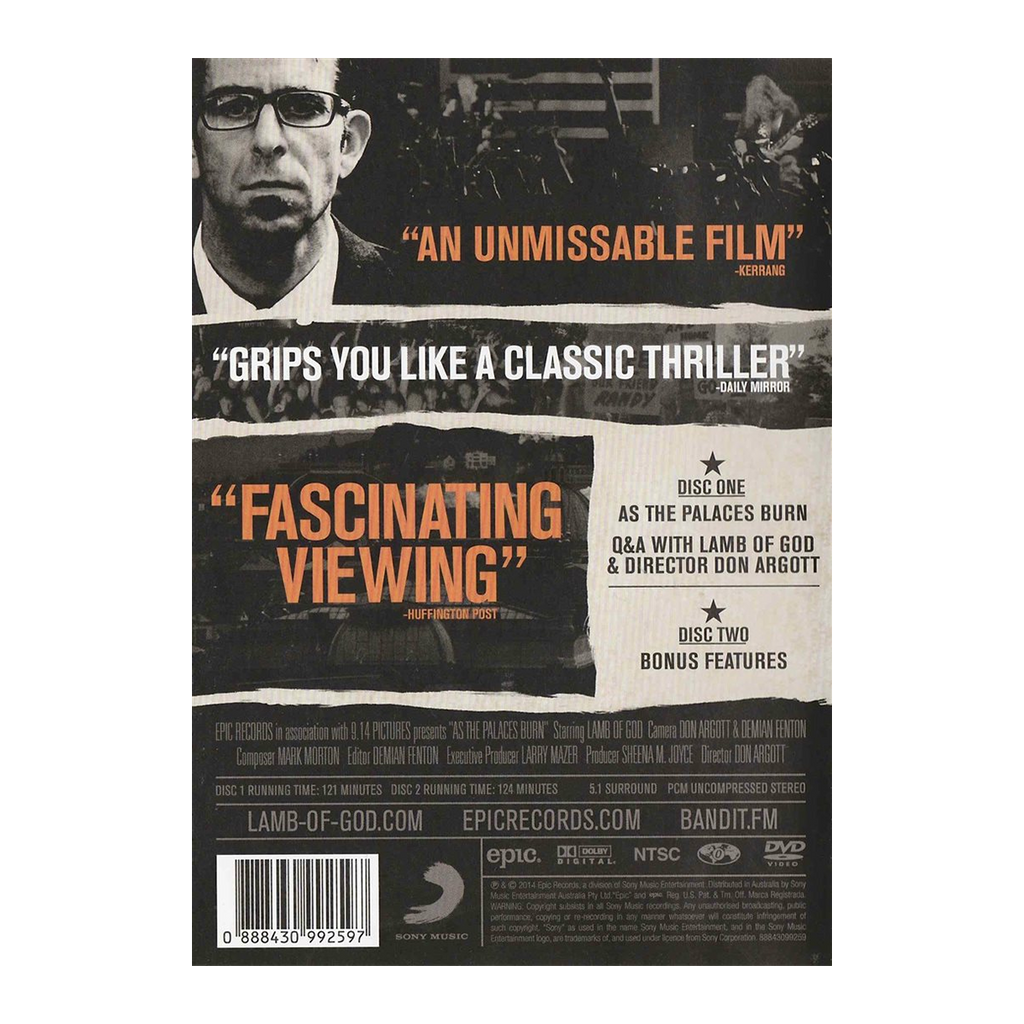 As The Palaces Burn DVD