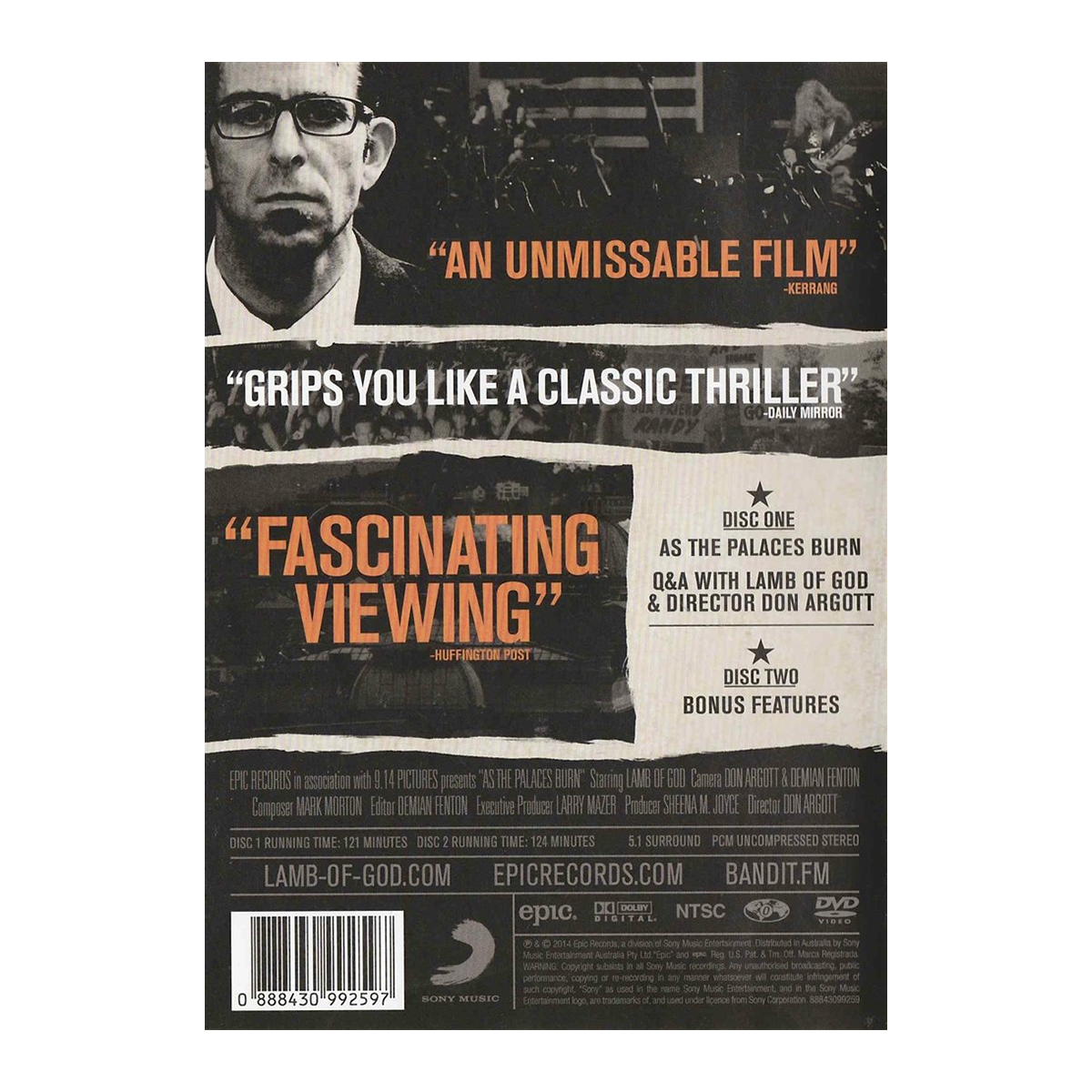 As The Palaces Burn DVD