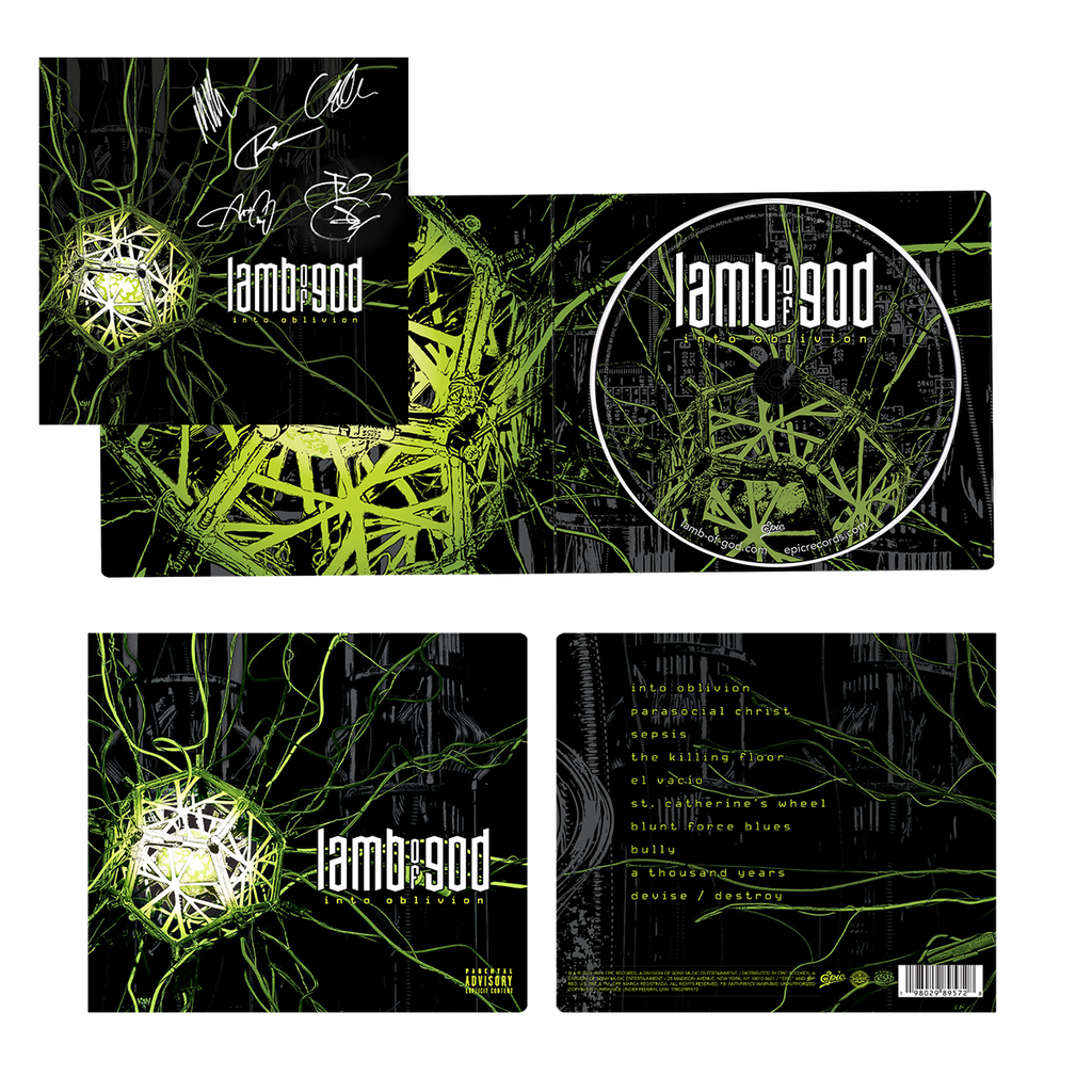 Into Oblivion - D2C Deluxe Signed CD Insert/Digipak